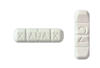 white xanax bar